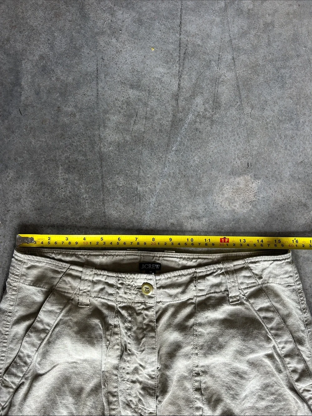 J. Crew Light Khaki Cargo Jogger Pants